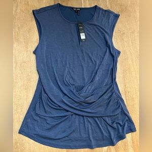 NWT - Nic + Zoe navy top